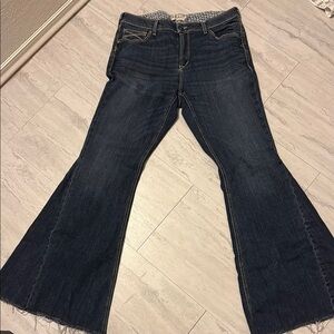 Ariat Women's Flare Jeans - Dark Blue